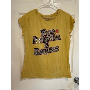 ✅3-for-$12✅ Graphic Tee Your Potential Is Endless Short Sleeve Top XL